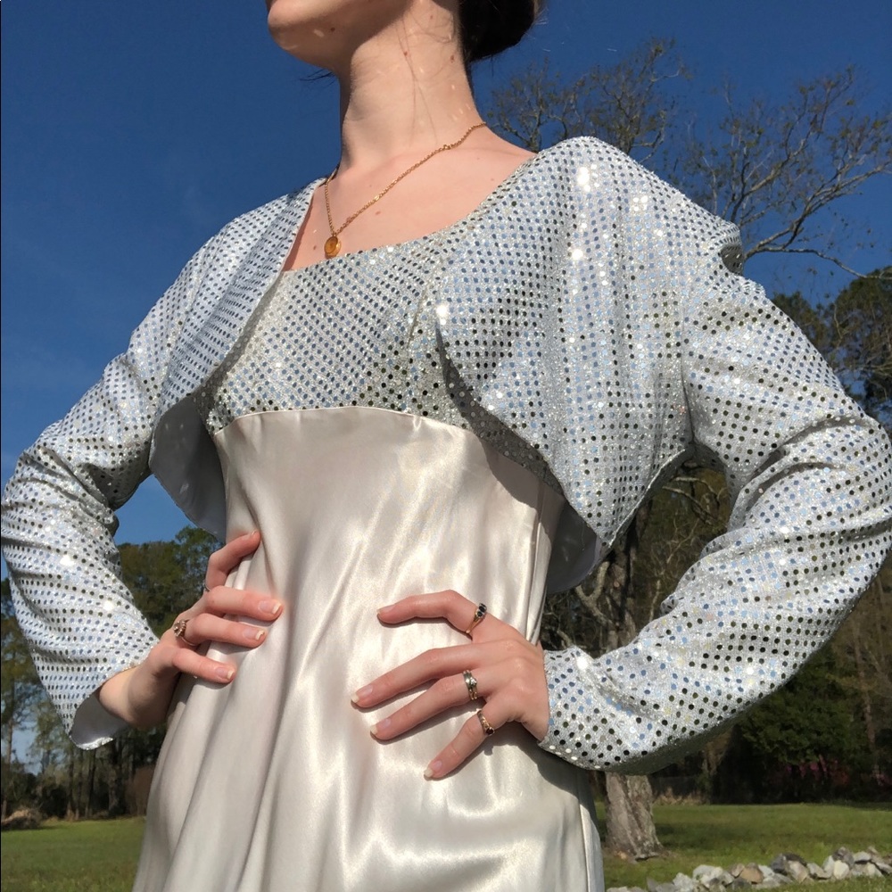 Vintage 90’s Gown & Jacket Set - Picture 3 of 11